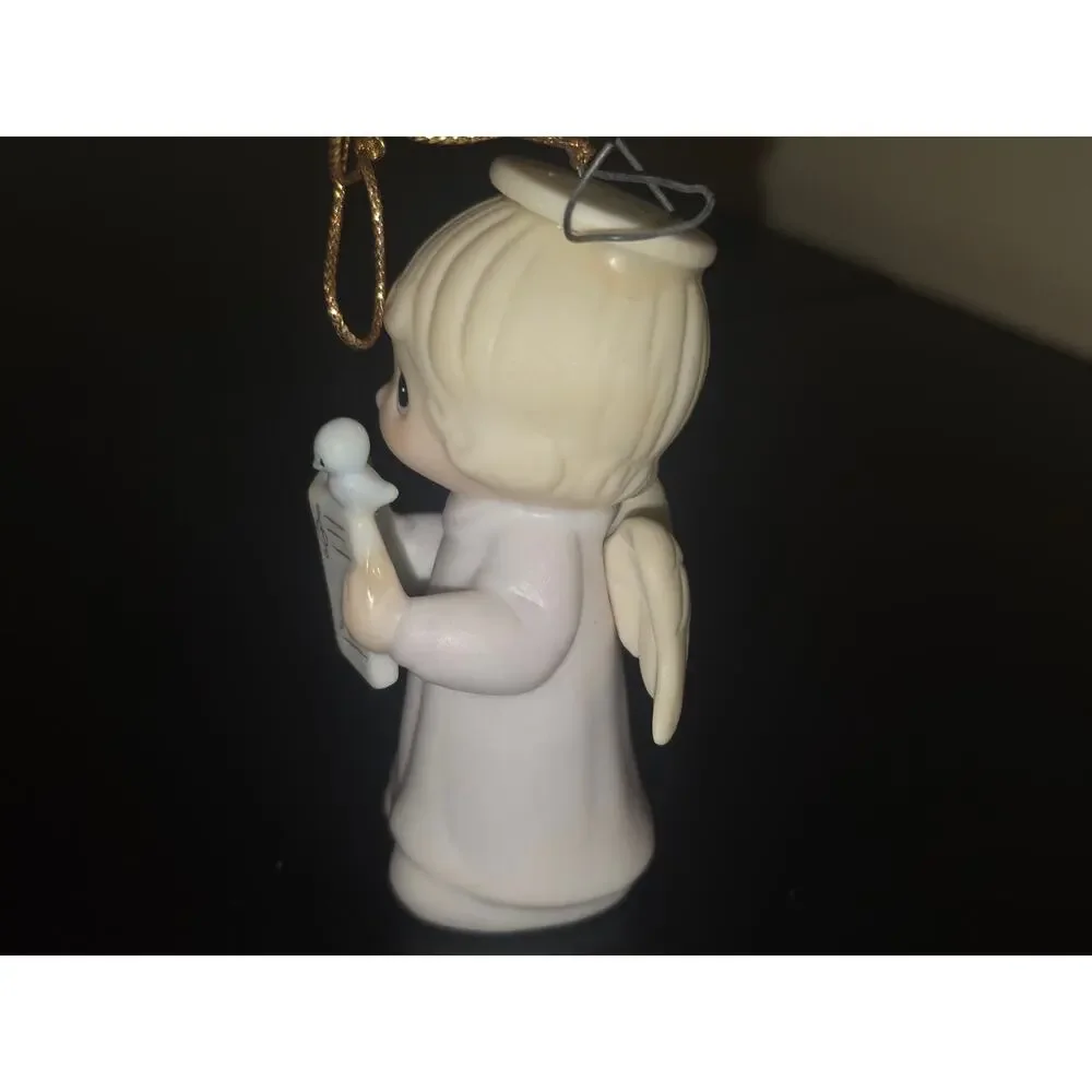 Enesco Precious Moments Ornament Let Heaven And Nature Sing Angel E-0532 1983